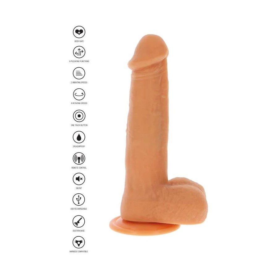 GET REAL - PEAU DE GODE VIBRANT  BILLES ROTATIVES